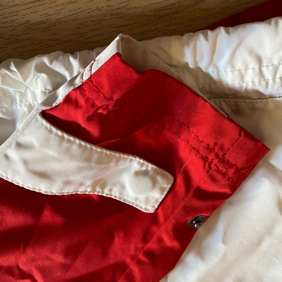 Red and off white cowl neck Nike pullover - Picture 6 of 12